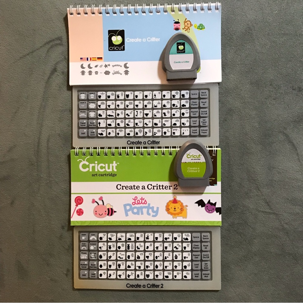 Cricut Create a Critter & Create a Critter 2 shapes